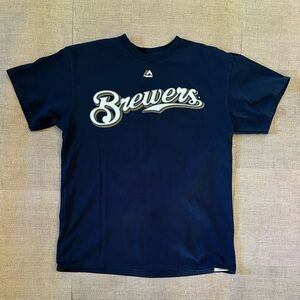 Milwaukee Brewers Jedi Knight #0 T-Shirt, Size M